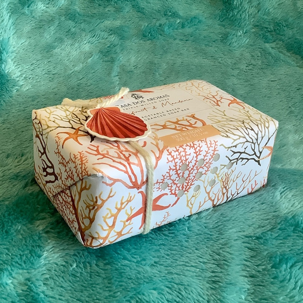 Casa Dos Aromas Scented Grapefruit Mandarin Large NWT 10.5 oz Soap Artisan Bar - Picture 4 of 11